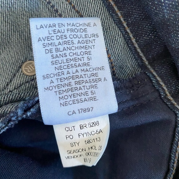 Banana Republic Classic Boot Cut Dark Wash Denim - Picture 8 of 9